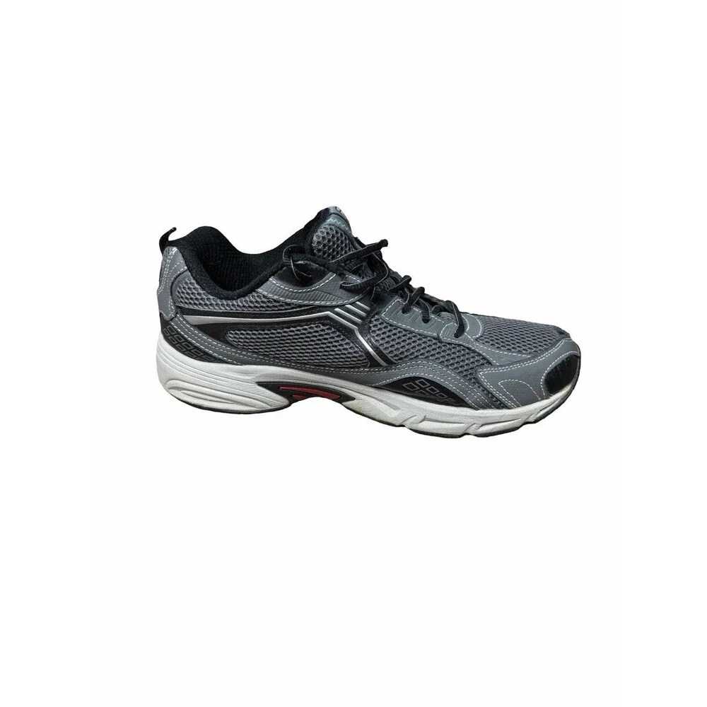 FILA Windshift 15 Men's Running Shoes Size 12 Gray Black Red Tennis Sneakers